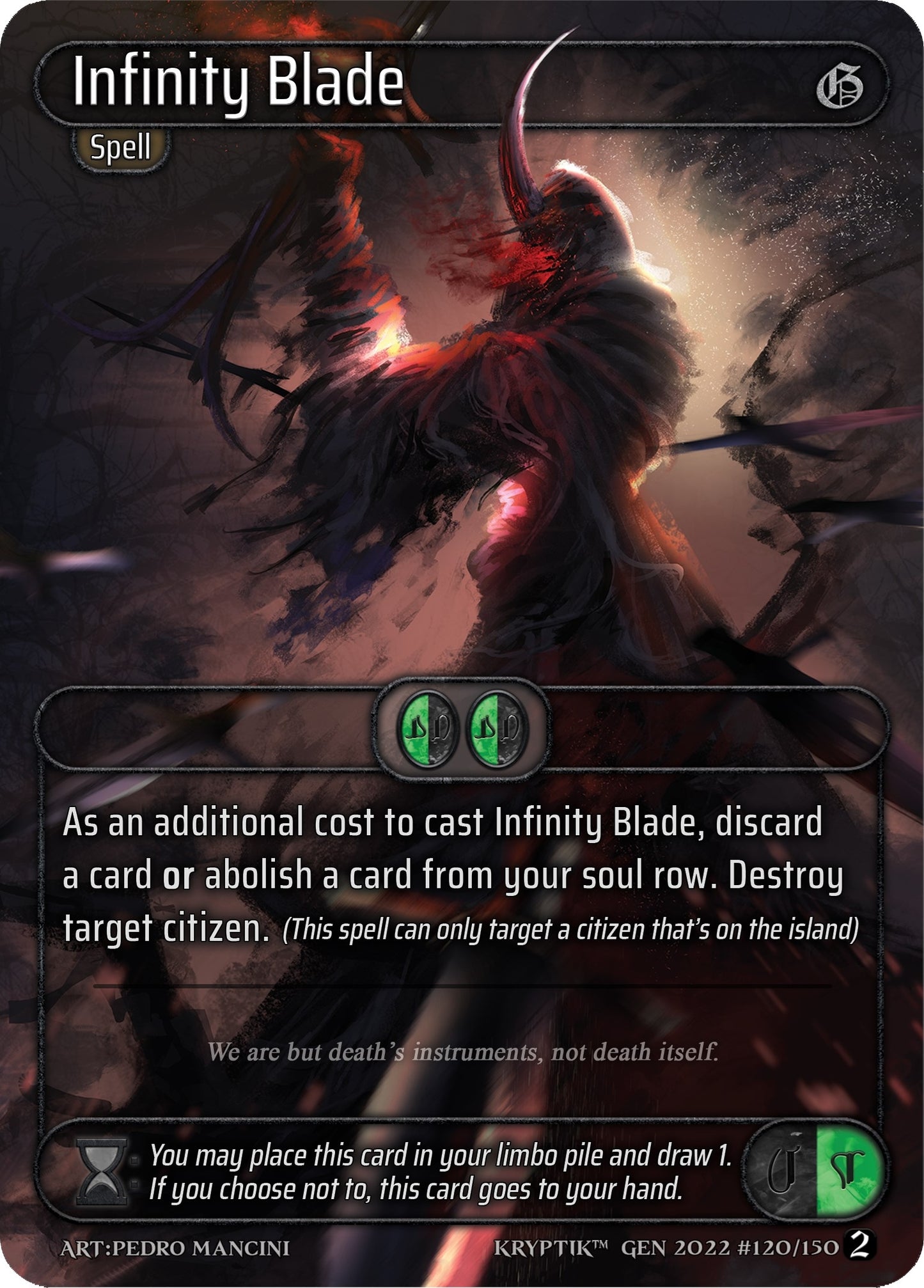 Infinity Blade (120) - Kryptik TCG Single