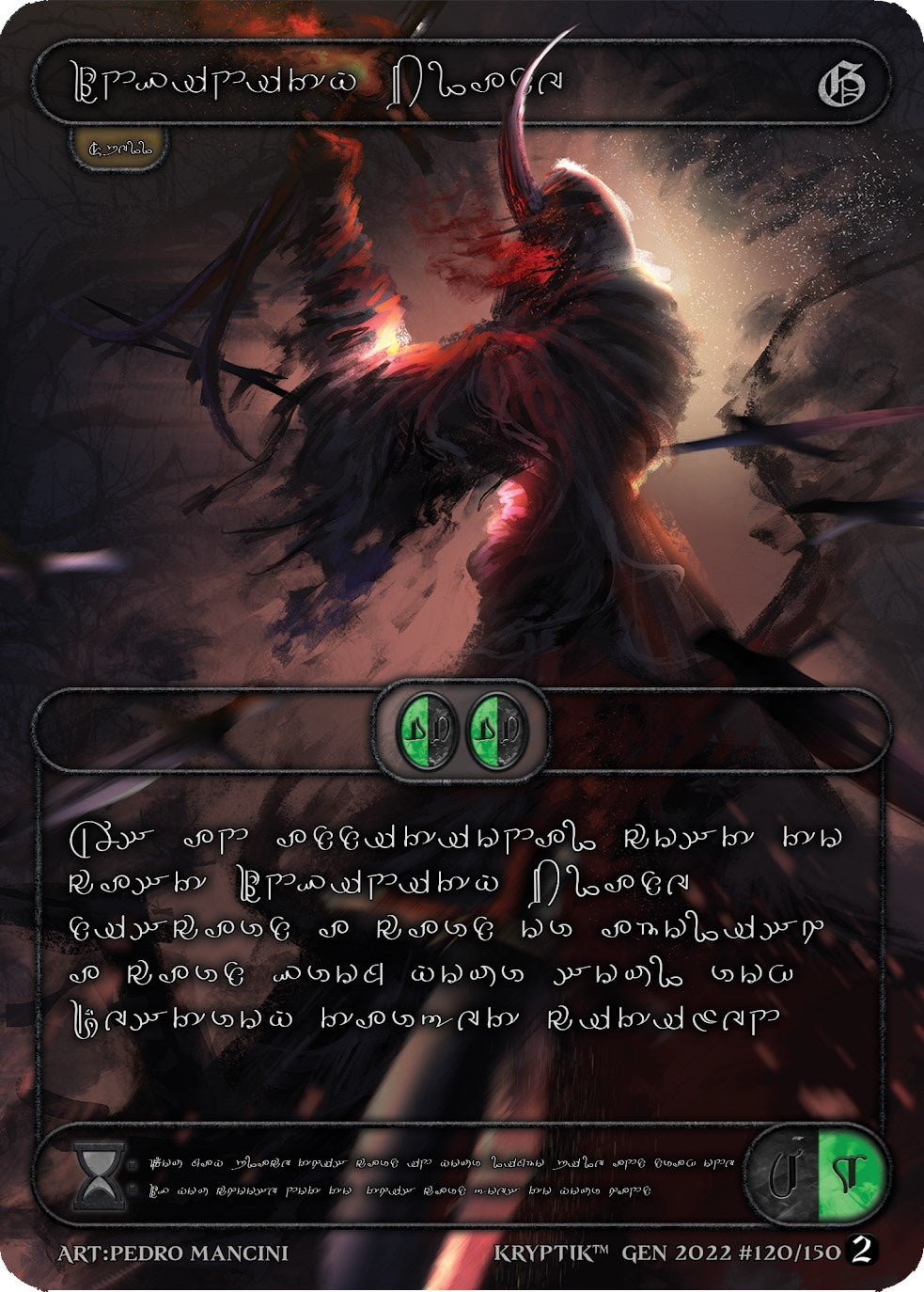 Infinity Blade (Silver Kryptik Language) (120) - Kryptik TCG Single
