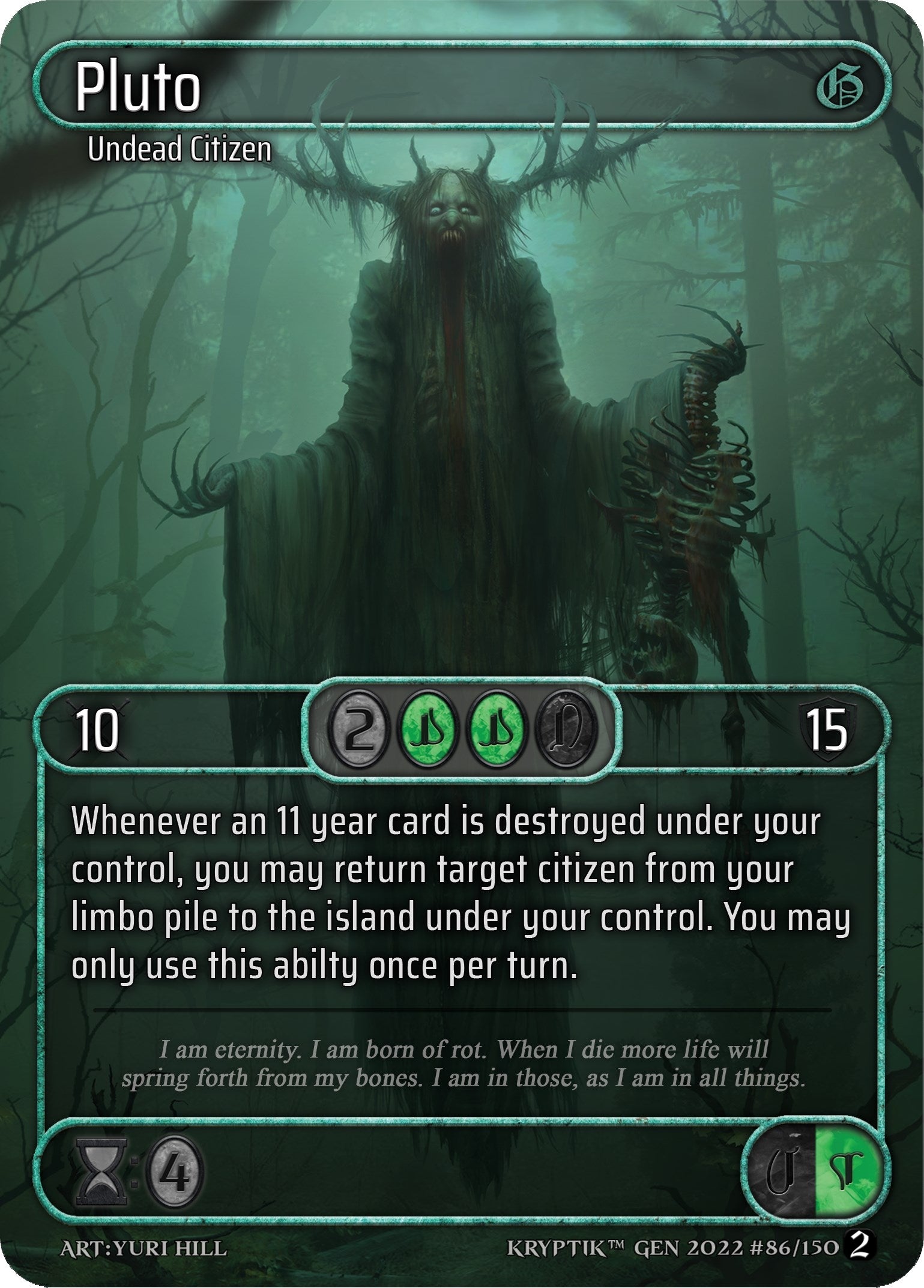 Pluto (Box Topper) (86) - Kryptik TCG Single