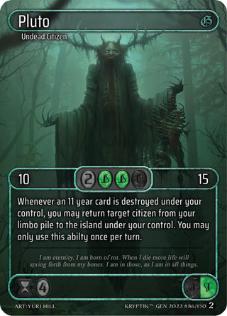 Pluto (Box Topper) (86) - Kryptik TCG Single