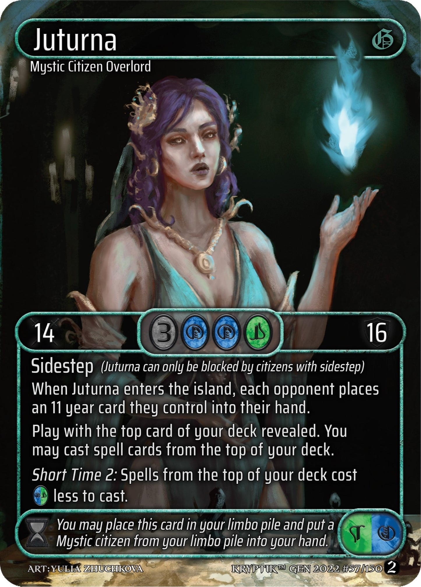 Juturna (Box Topper) (57) - Kryptik TCG Single