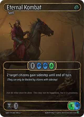 Eternal Kombat (Box Topper) (150) [KPT] - Kryptik TCG Single