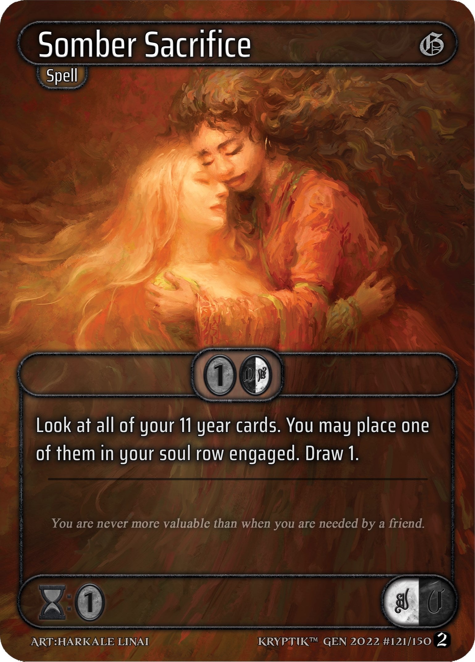 Somber Sacrifice (121) - Kryptik TCG Single