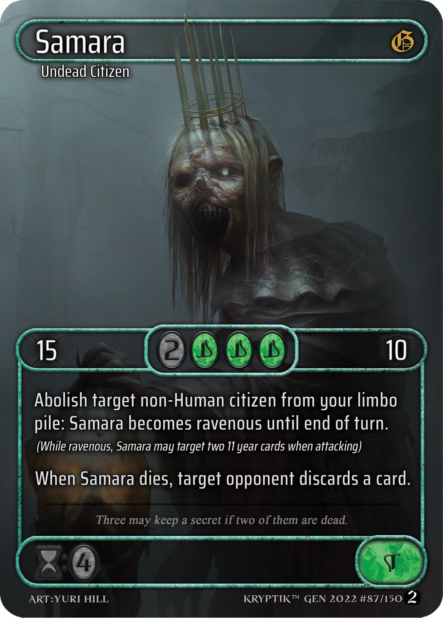 Samara (Box Topper) (87) - Kryptik TCG Single
