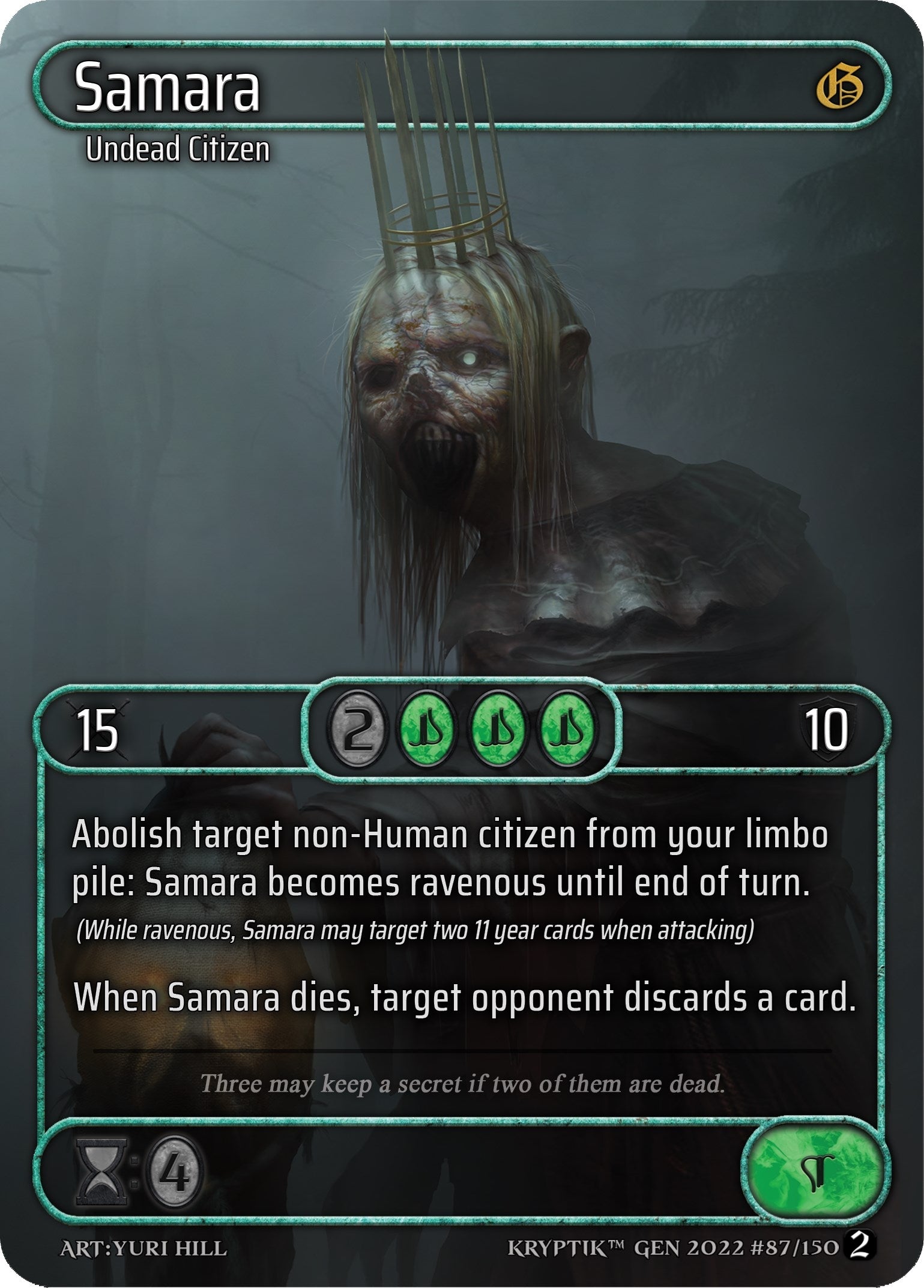 Samara (Box Topper) (87) - Kryptik TCG Single