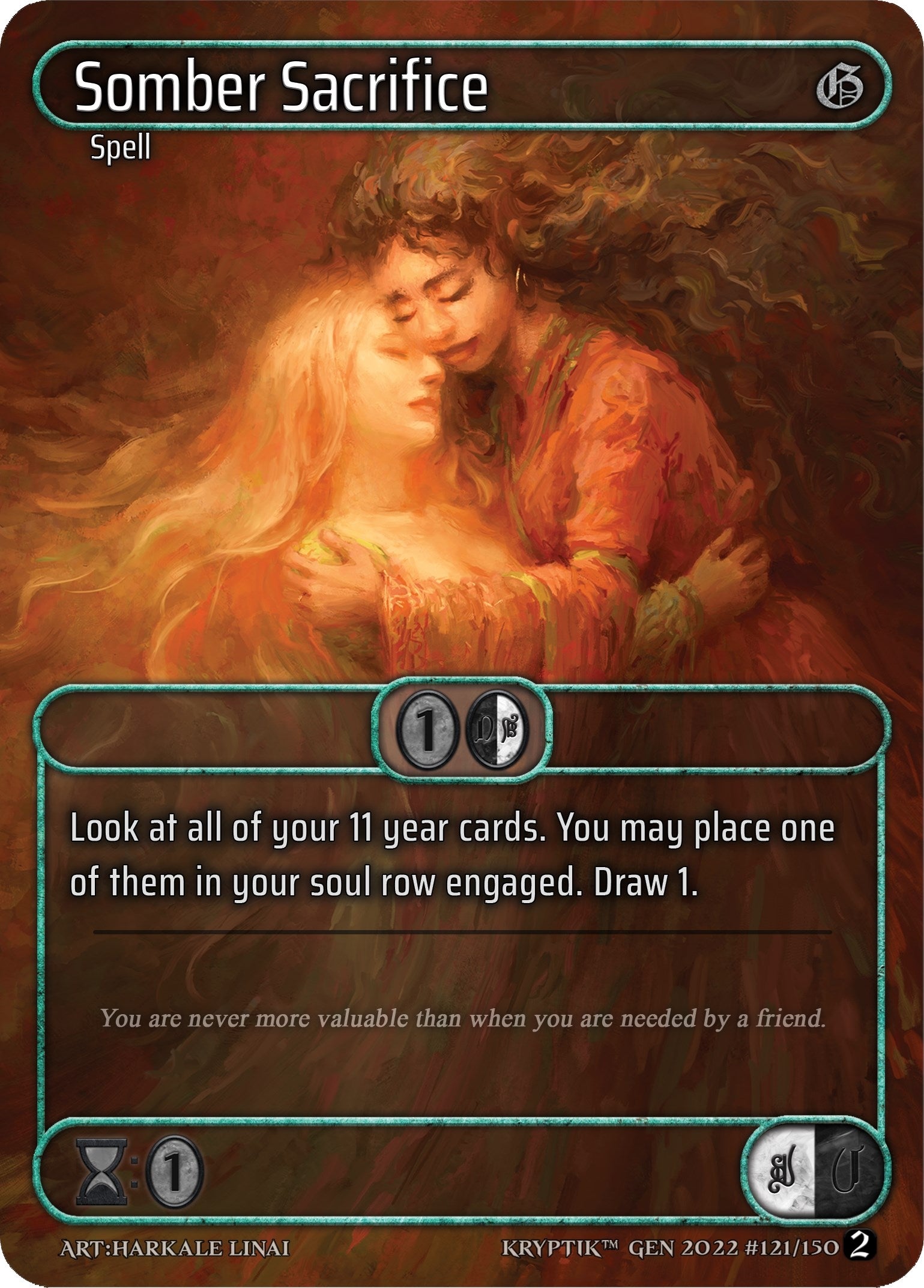 Somber Sacrifice (Box Topper) (121) - Kryptik TCG Single