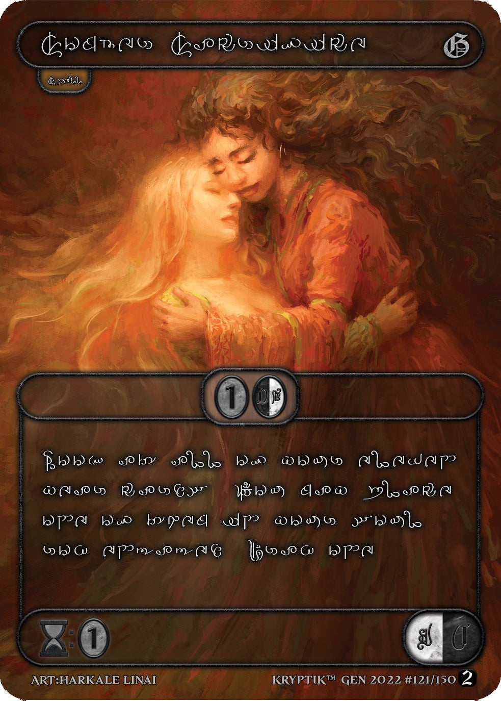 Somber Sacrifice (Silver Kryptik Language) (121) - Kryptik TCG Single