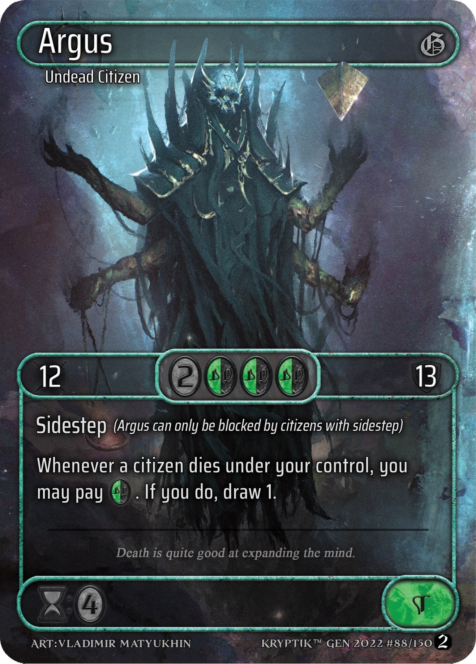 Argus (Box Topper) (88) - Kryptik TCG Single