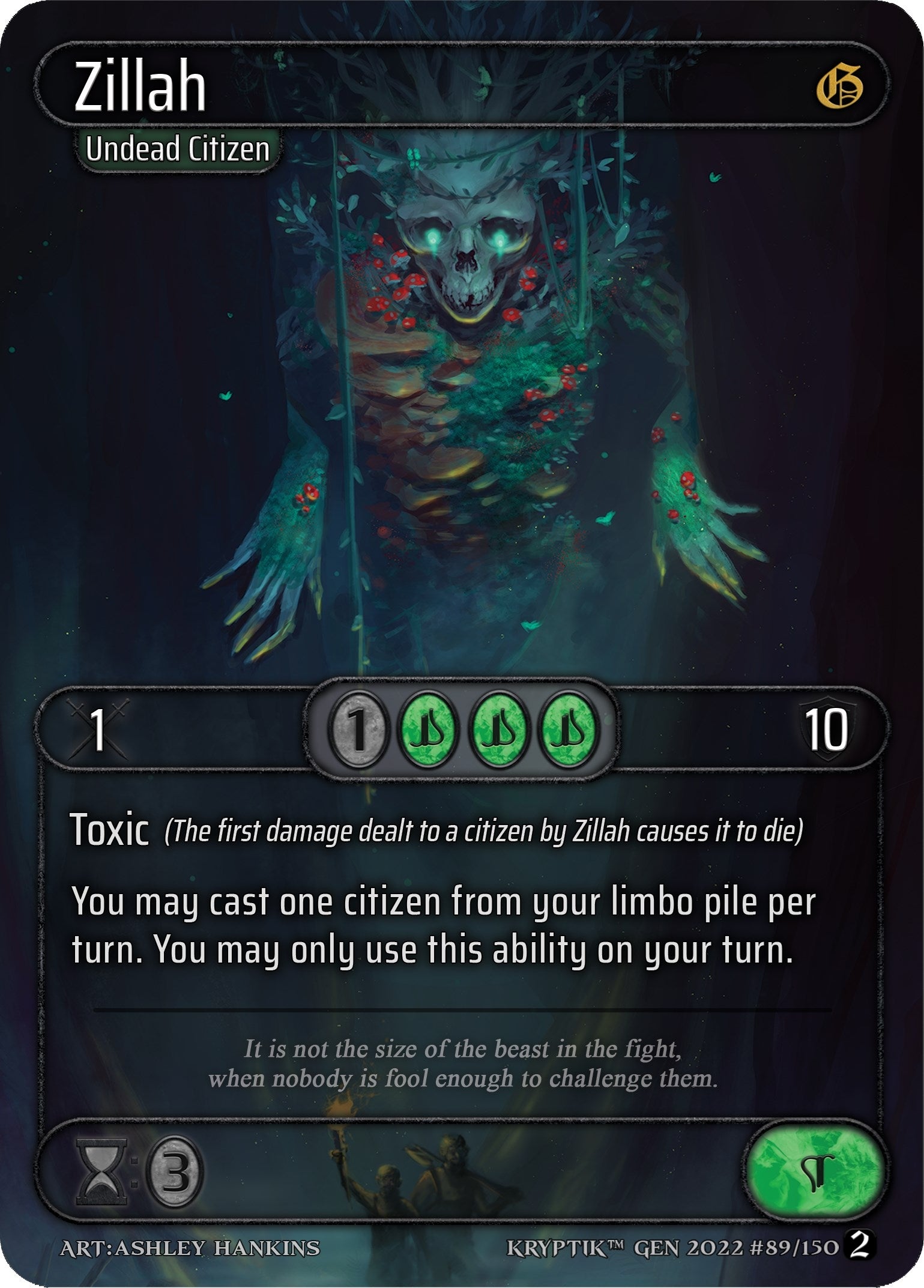 Zillah (89) - Kryptik TCG Single