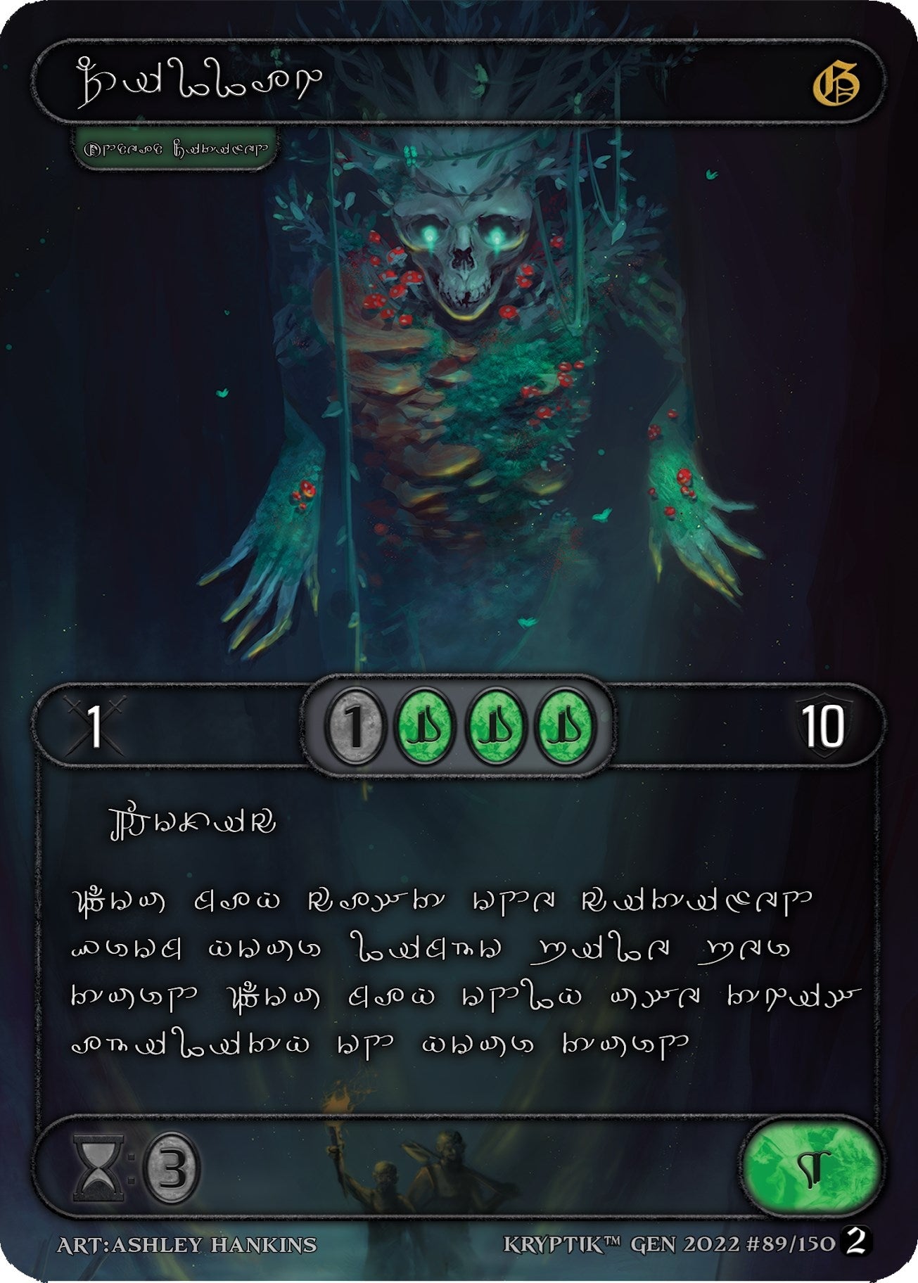 Zillah (Silver Kryptik Language) (89) - Kryptik TCG Single