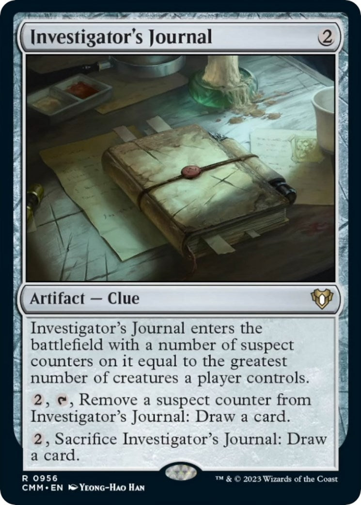 Investigator’s Journal (956) [CMM] - MTG Single