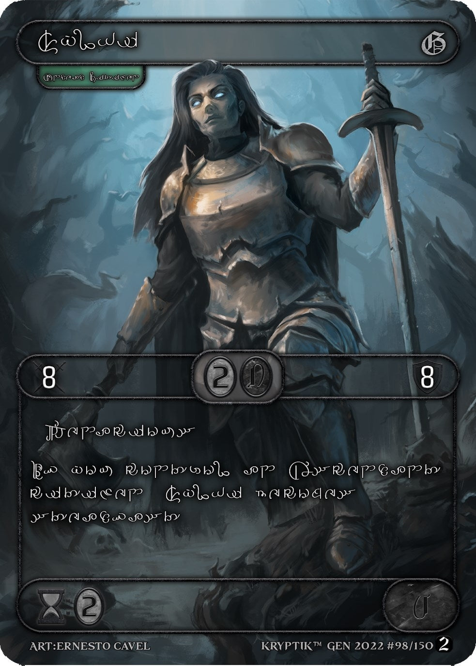 Sylvi (Silver Kryptik Language) (98) - Kryptik TCG Single