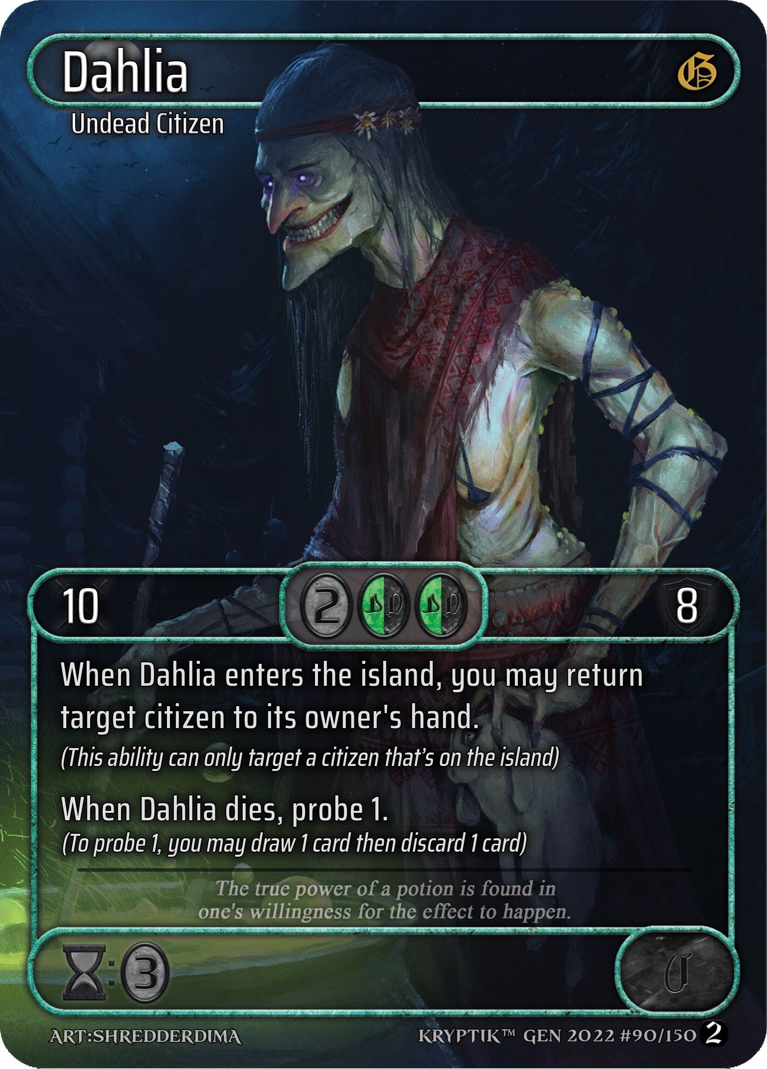 Dahlia (Box Topper) (90) - Kryptik TCG Single