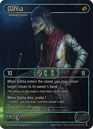 Dahlia (Box Topper) (90) - Kryptik TCG Single