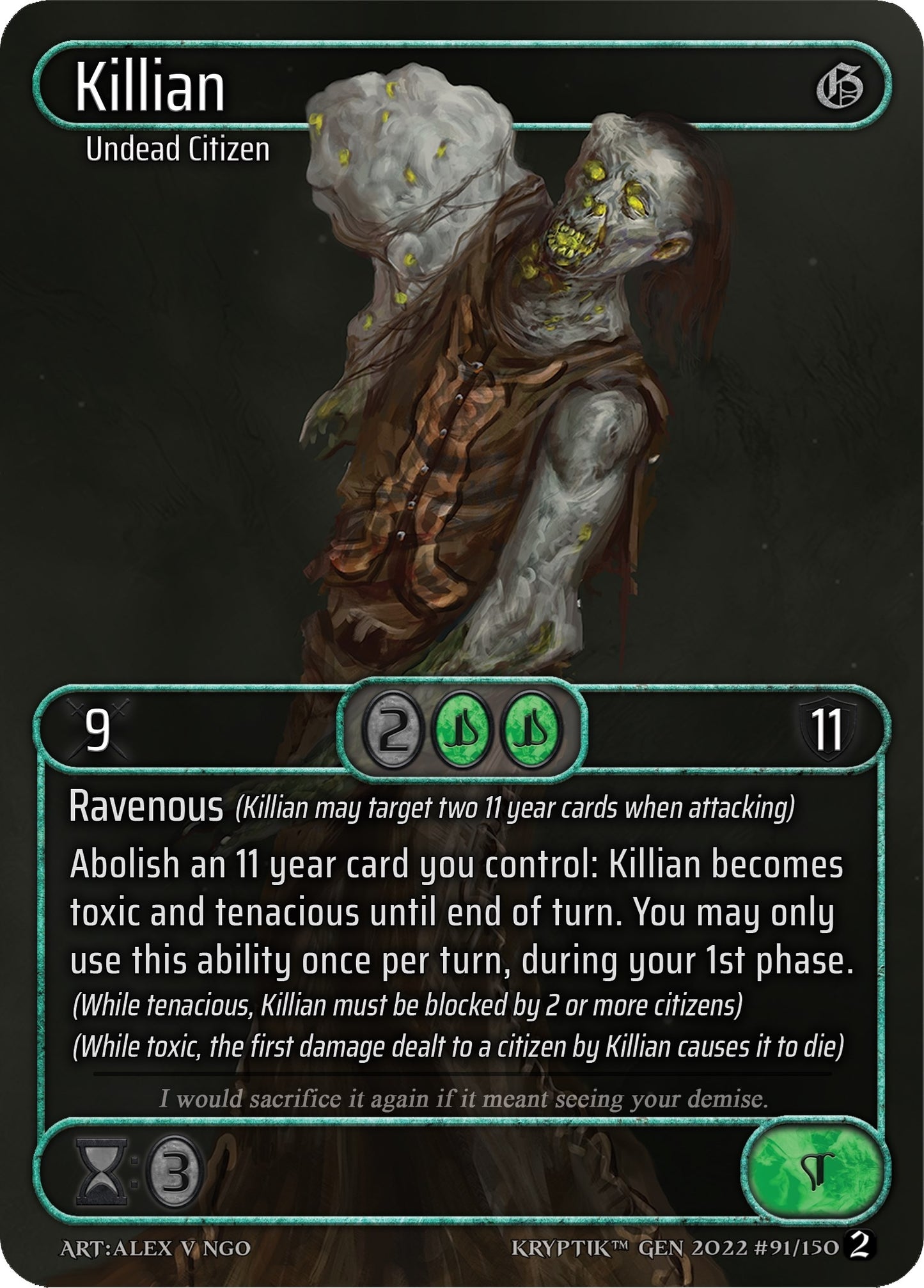 Killian (Box Topper) (91) - Kryptik TCG Single