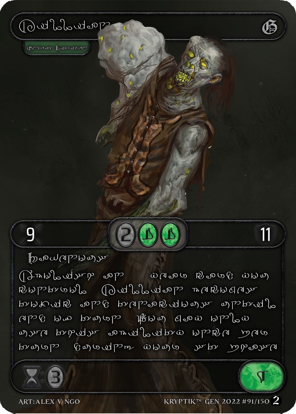 Killian (Silver Kryptik Language) (91) - Kryptik TCG Single