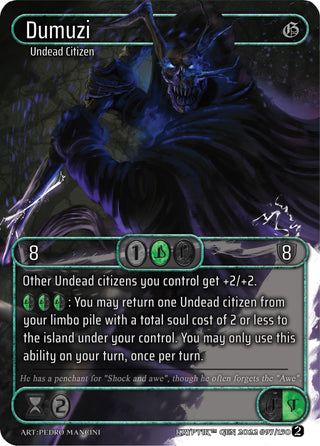 Dumuzi (Box Topper) (97) - Kryptik TCG Single