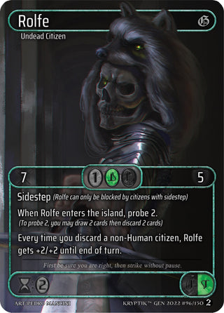 Rolfe (Box Topper) (96) - Kryptik TCG Single