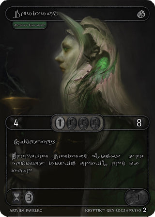 Gertrud (Silver Kryptik Language) (93) - Kryptik TCG Single