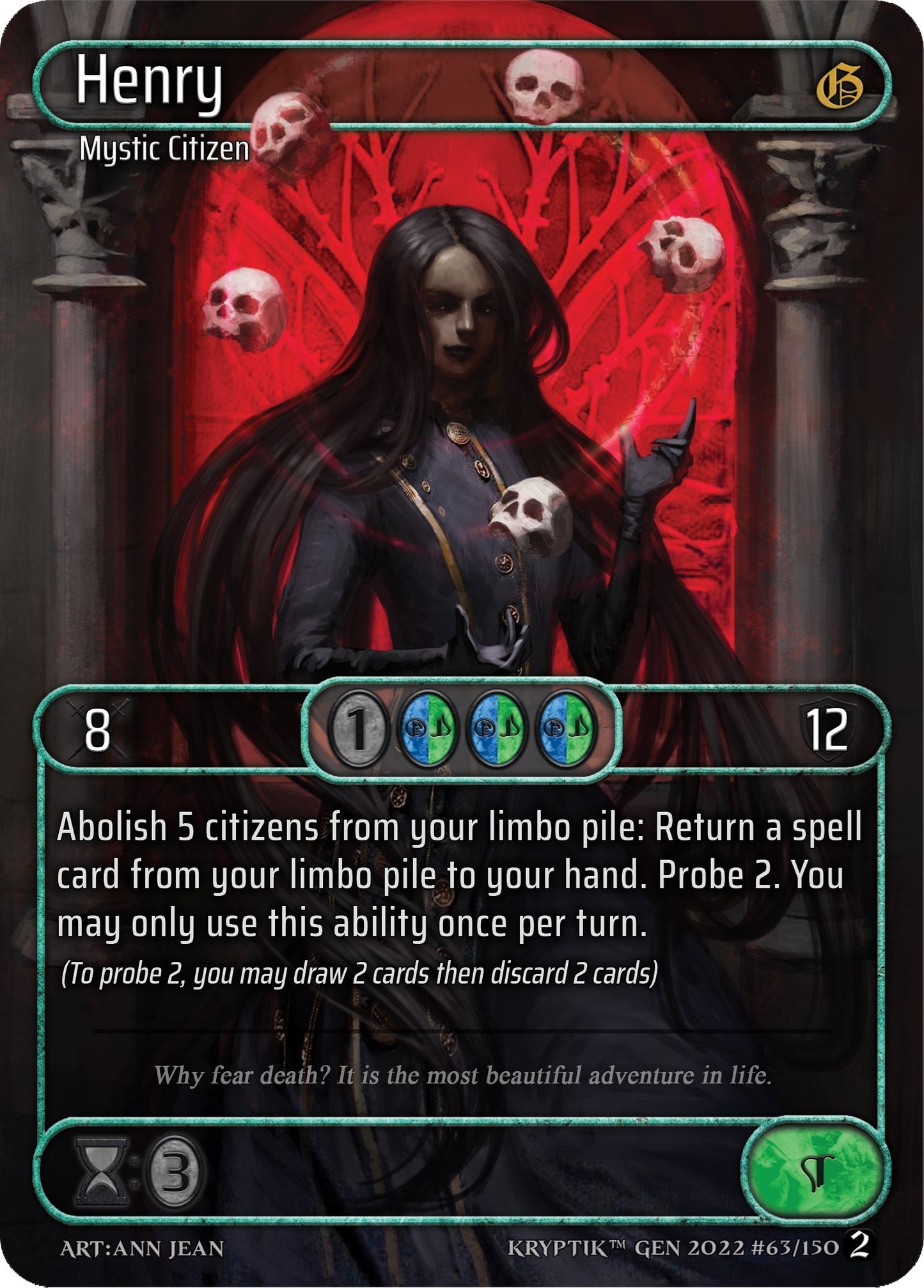 Henry (Box Topper) (63) - Kryptik TCG Single