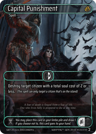 Capital Punishment (Box Topper) (122) - Kryptik TCG Single