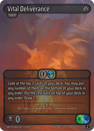 Vital Deliverance (125) - Kryptik TCG Single