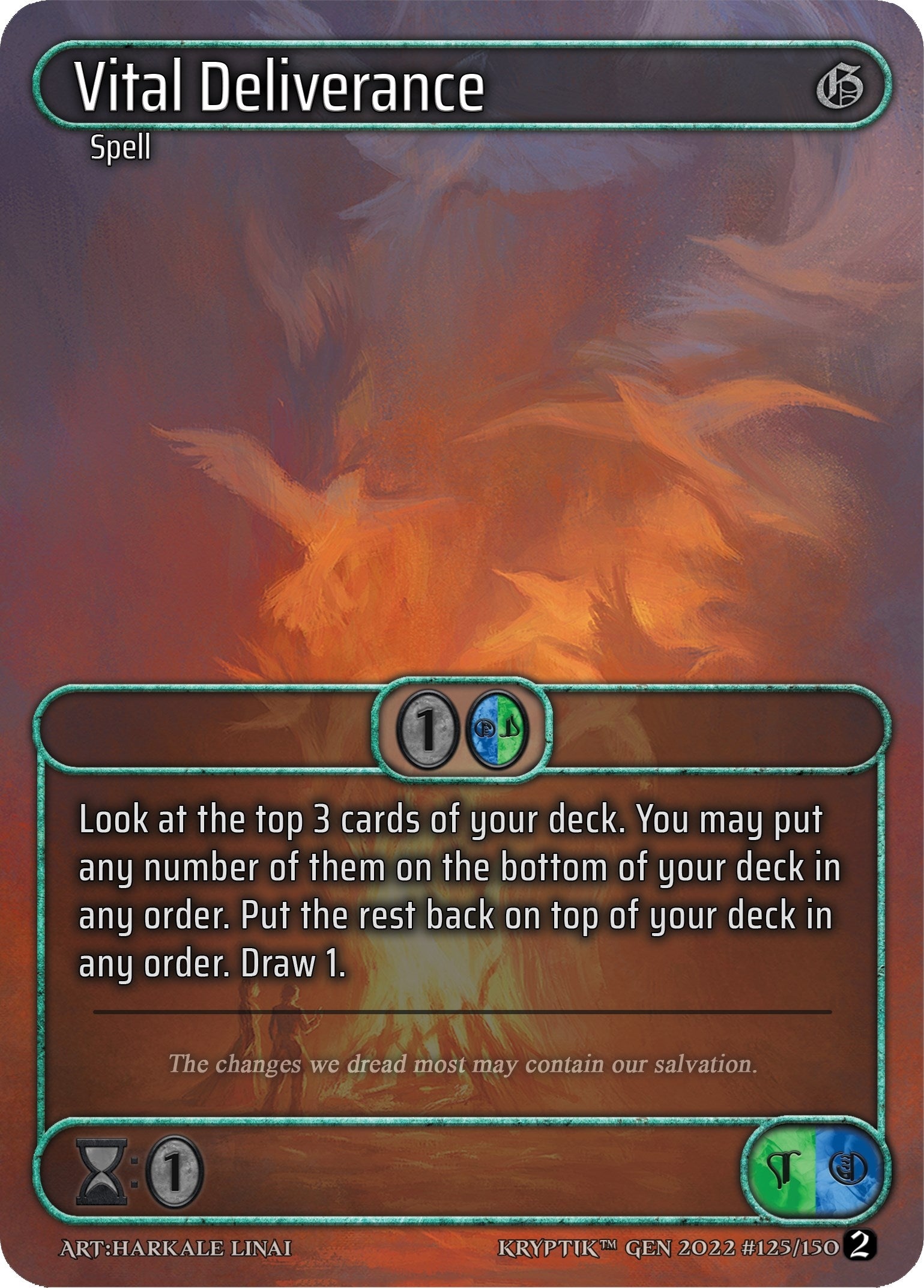 Vital Deliverance (Box Topper) (125) - Kryptik TCG Single