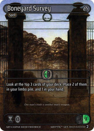 Boneyard Survey (127) - Kryptik TCG Single