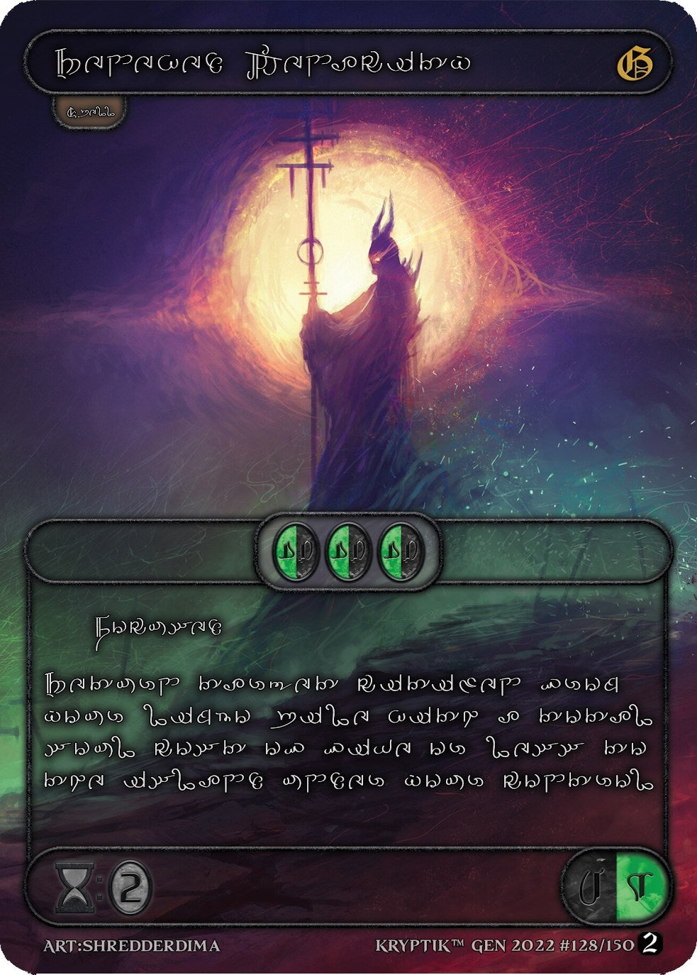 Renewed Tenacity (Silver Kryptik Language) (128) - Kryptik TCG Single