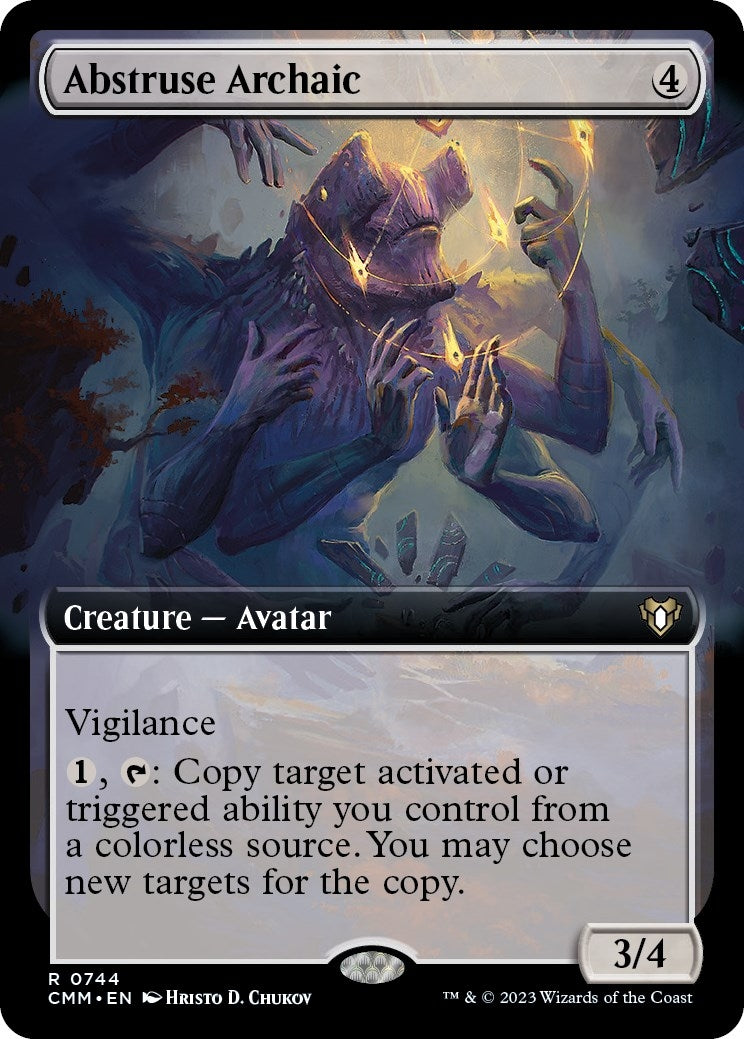Abstruse Archaic (Extended Art) (744) [CMM] - MTG Single