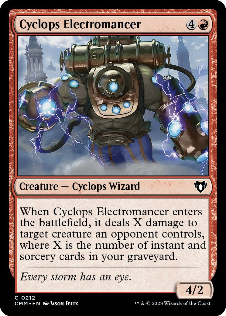 Cyclops Electromancer (212) [CMM] - MTG Single