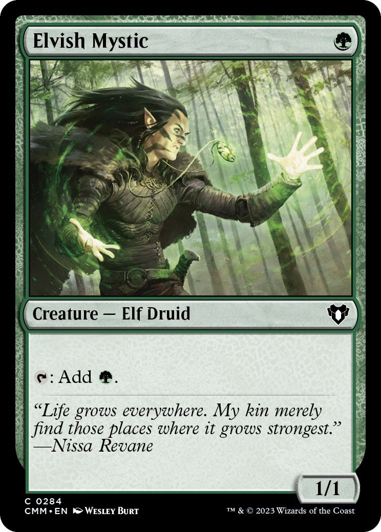 Elvish Mystic (284) [CMM] - MTG Single