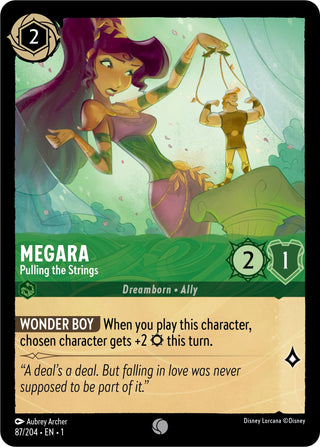 Megara - Pulling the Strings (87) (1) - Disney Lorcana Single