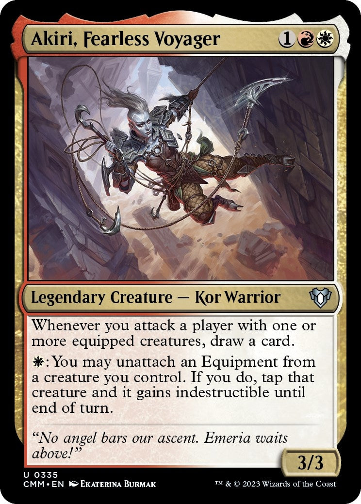 Akiri Fearless Voyager (335) [CMM] - MTG Single