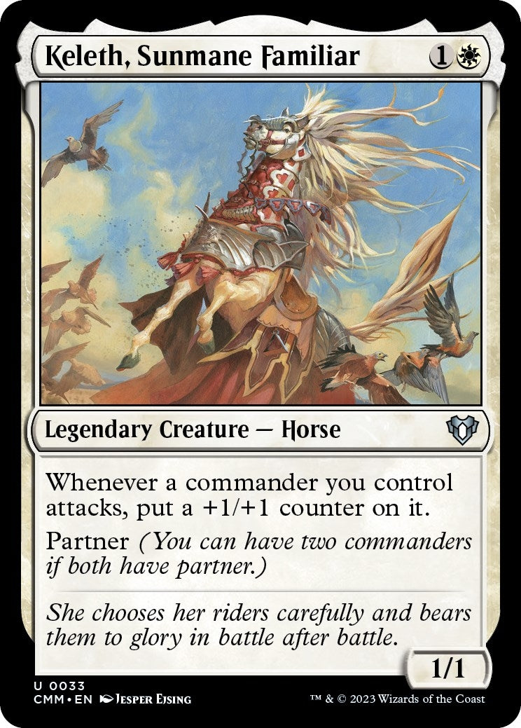 Keleth Sunmane Familiar (33) [CMM] - MTG Single