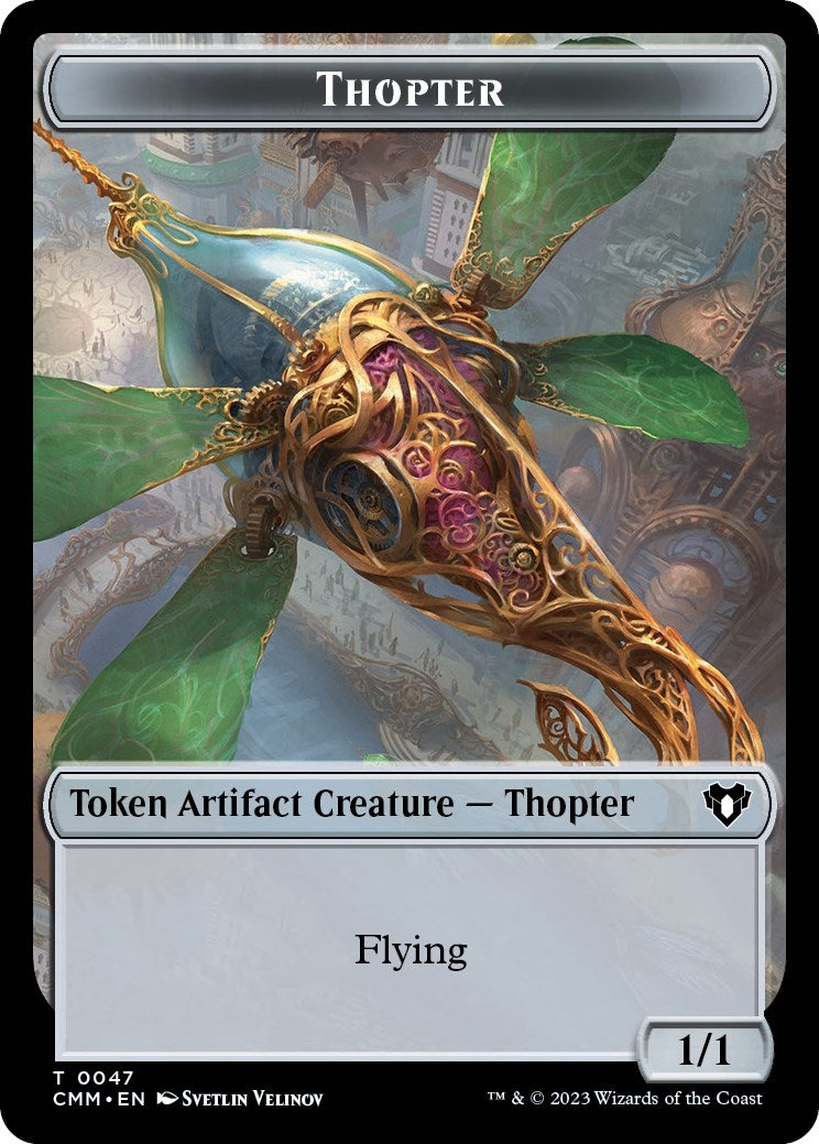 Thopter // Construct (0041) Double-Sided Token (0) [CMM] - MTG Single