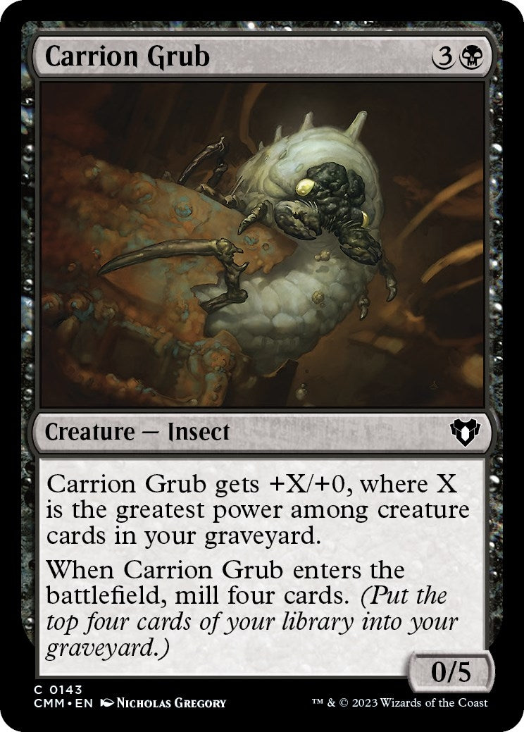 Carrion Grub (143) [CMM] - MTG Single
