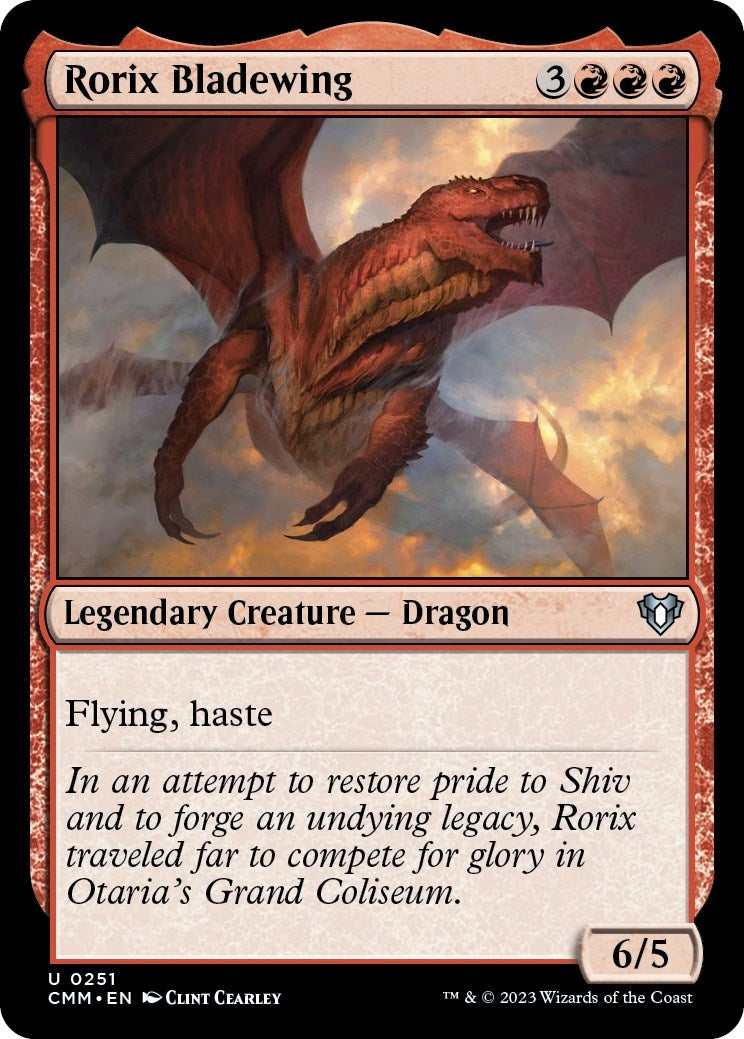 Rorix Bladewing (251) [CMM] - MTG Single