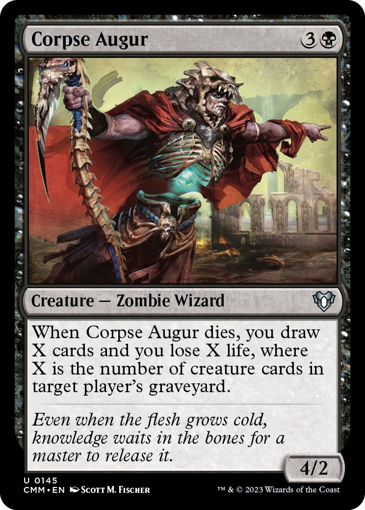 Corpse Augur (145) [CMM] - MTG Single