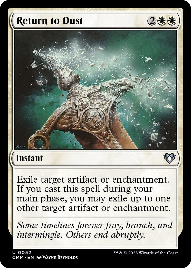 Return to Dust (52) [CMM] - MTG Single