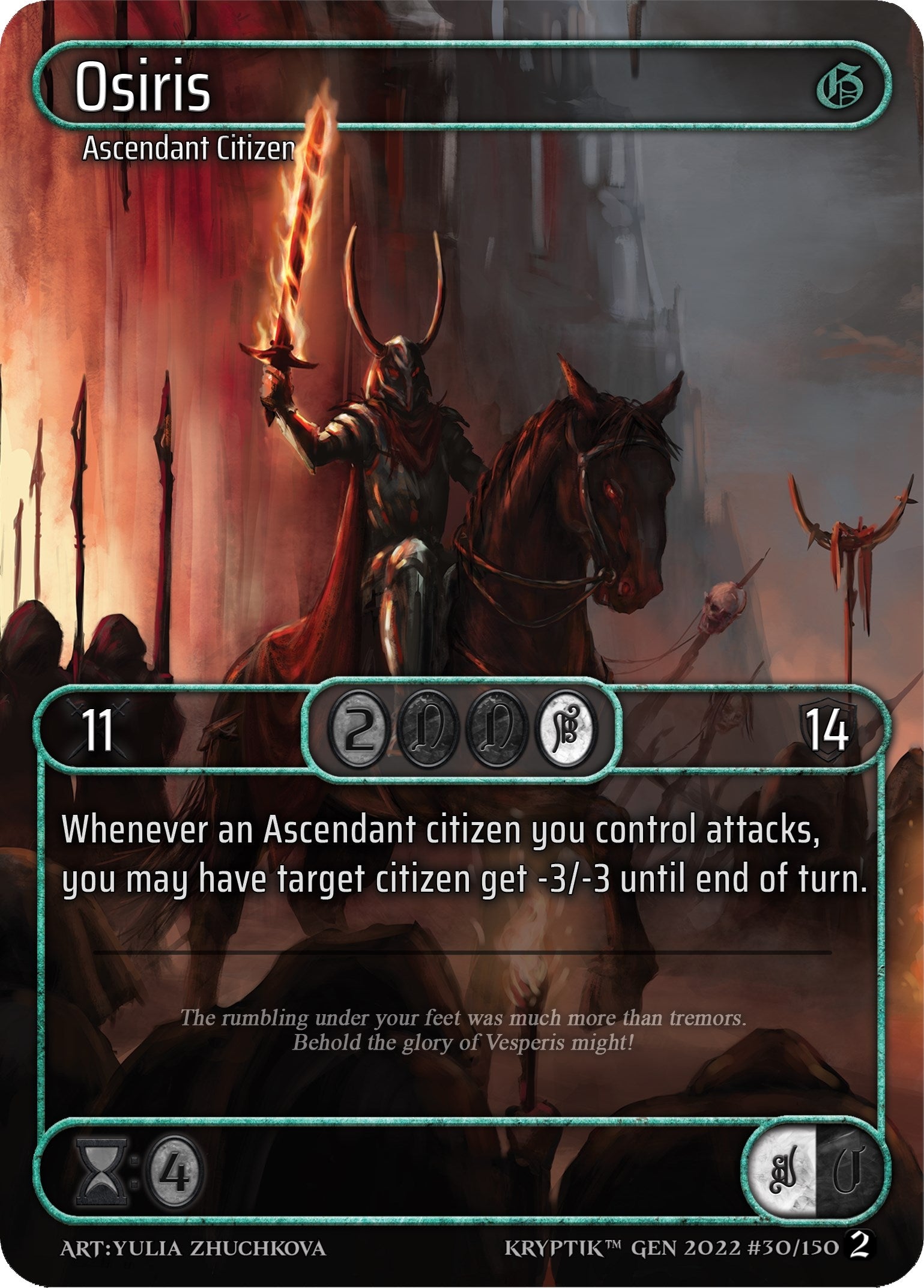Osiris (Box Topper) (30) - Kryptik TCG Single
