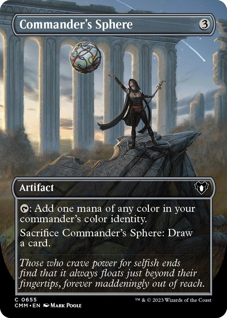 Commander’s Sphere (Borderless) (655) [CMM] - MTG Single