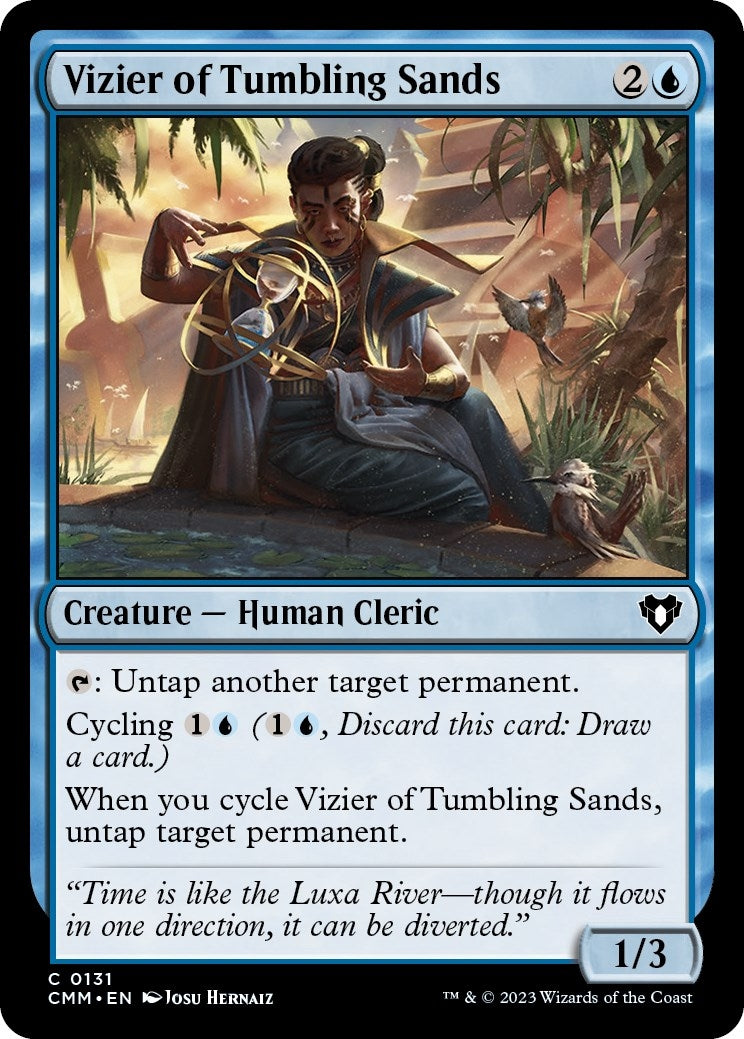 Vizier of Tumbling Sands (131) [CMM] - MTG Single