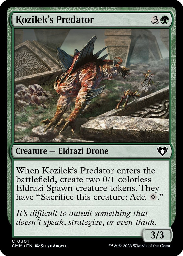 Kozilek’s Predator (301) [CMM] - MTG Single
