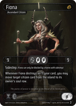 Fiona (33) - Kryptik TCG Single