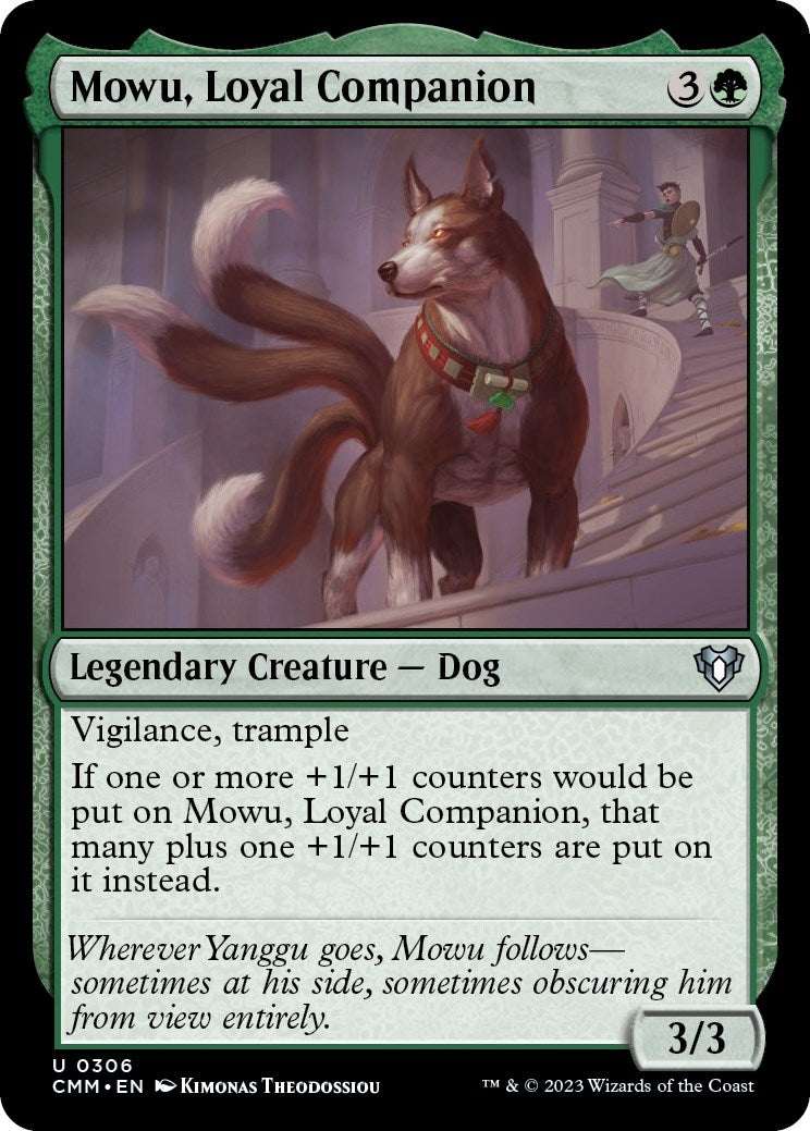 Mowu Loyal Companion (306) [CMM] - MTG Single