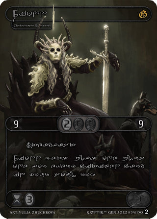 Fionn (Silver Kryptik Language) (34) - Kryptik TCG Single