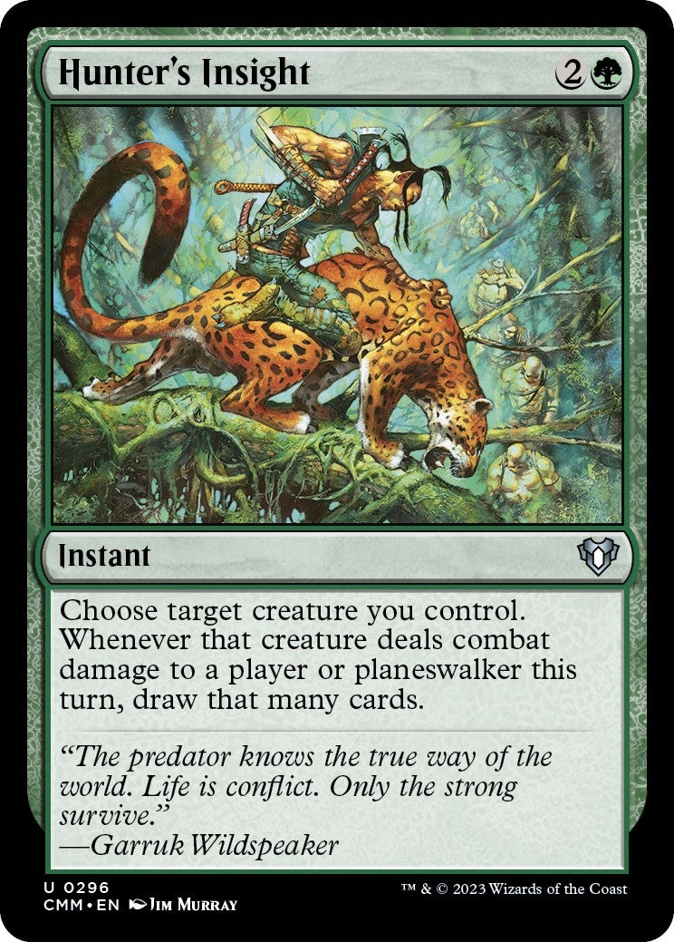 Hunter’s Insight (296) [CMM] - MTG Single