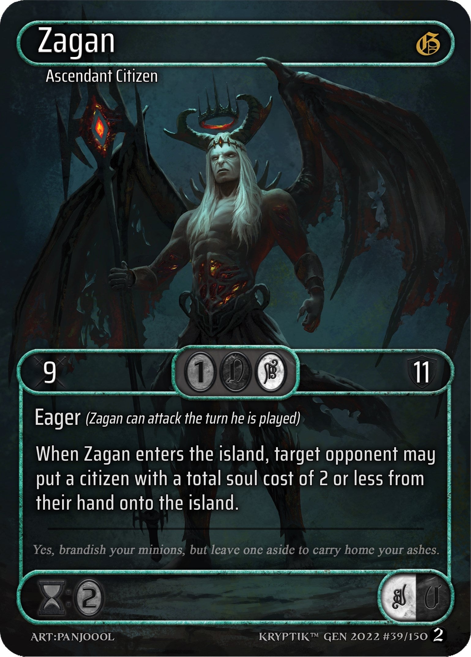 Zagan (Box Topper) (39) - Kryptik TCG Single