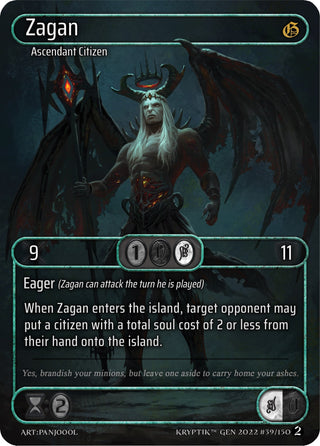 Zagan (Box Topper) (39) - Kryptik TCG Single